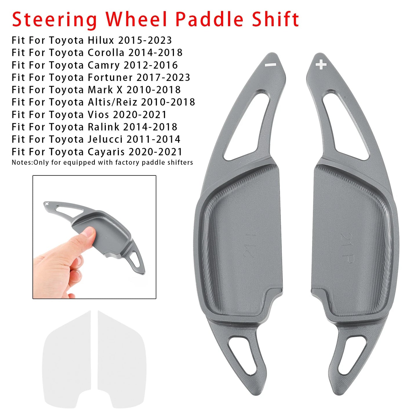 Shift Pallets for Kia Ceed SW (2012–2023) Aluminum Red