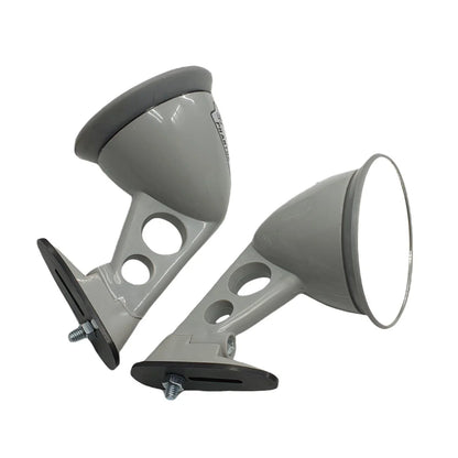 Universal Grey JDM Racing Bullet Side Mirror for Muscle Cars