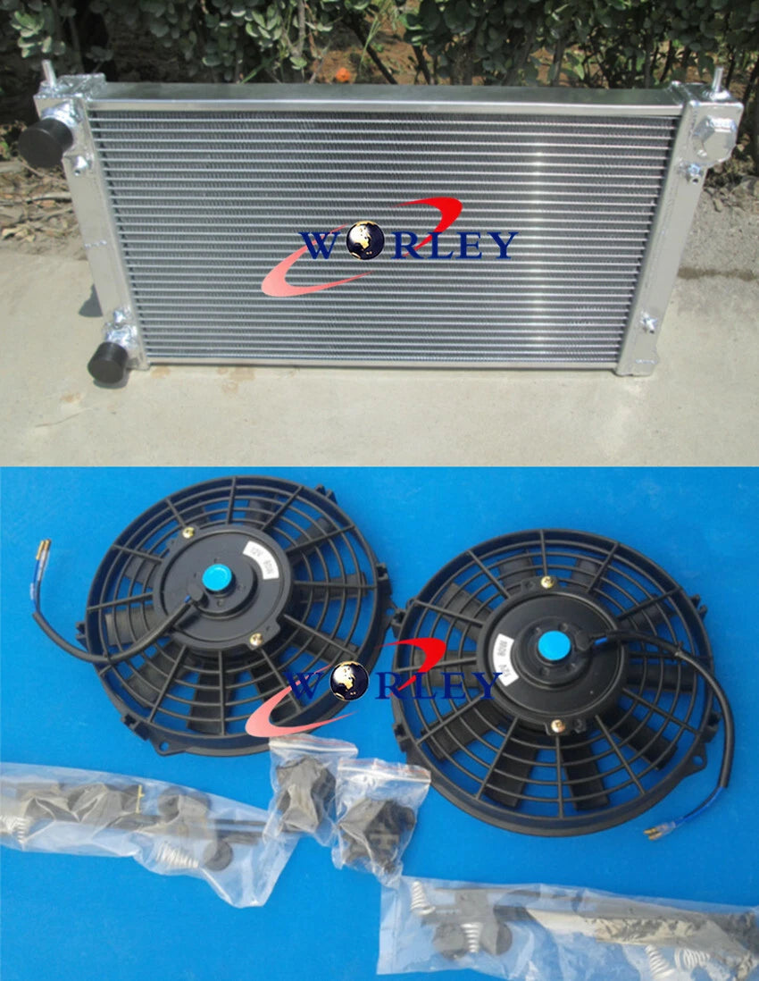 Aluminum Radiator with Fans for VW Golf MK1 MK2 GTI Scirocco (1974–1992)