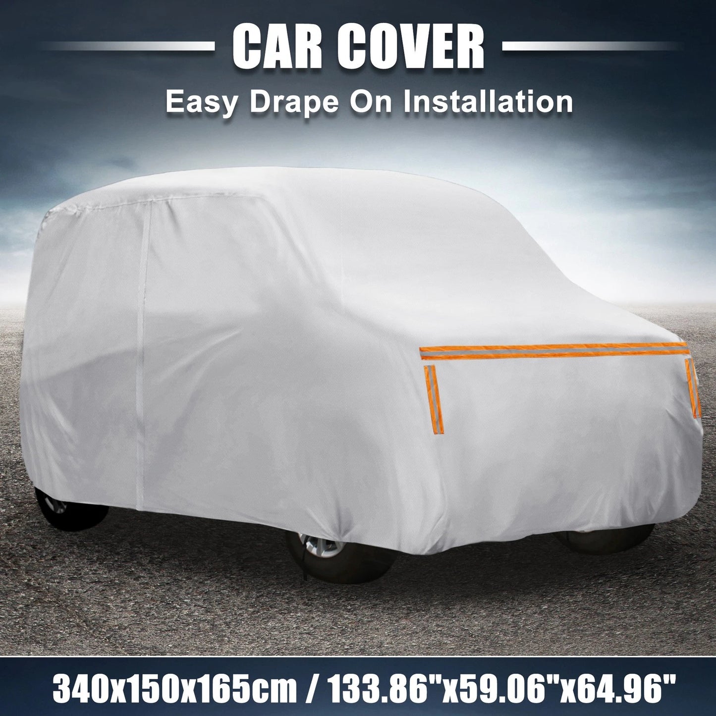 Set of 1 Car Cover for Nissan Sakura (2023–2023) Outdoor Waterproof Silver