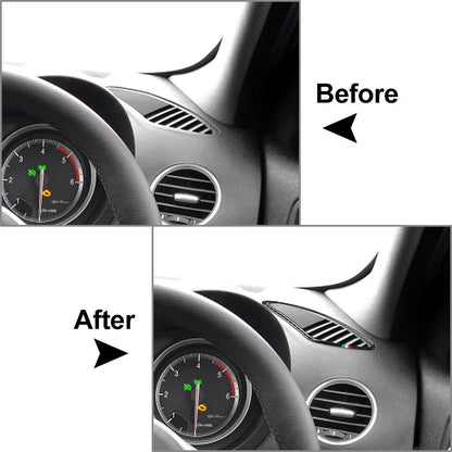 Black Side Air Vent Outlet Cover Trim for Alfa Romeo 159 Brera Spider
