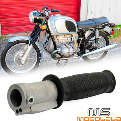 Aluminum Handlebar Grip Throttle Grips for BMW R50 R1 R12 R71 (1950-1970)
