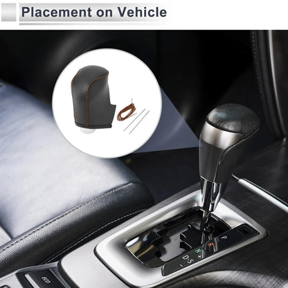 1 Pc Gear Shift Knob Cover for Mazda CX-30 (2020–2021) Black Brown