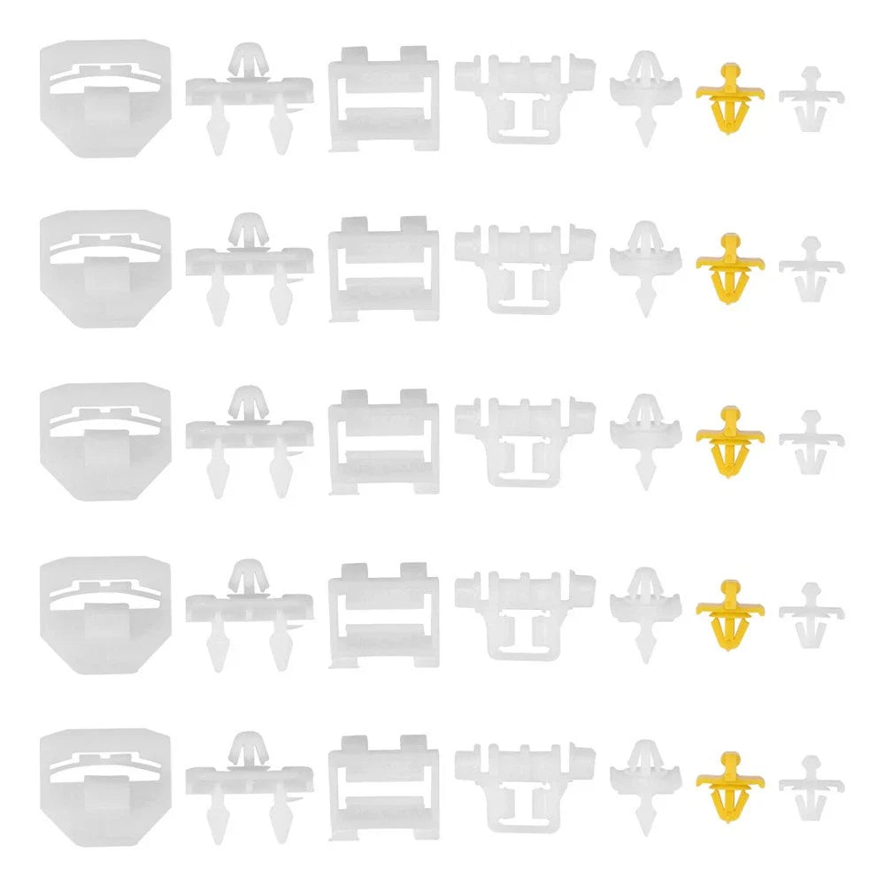 35 x Side Trim Clips for Benz 190 Series W201 190E 190D (1982-1993)