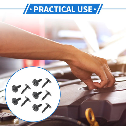 10X Fender Liner Splash Shield Bumper Cover Screw for Audi A4 (1996–2016)