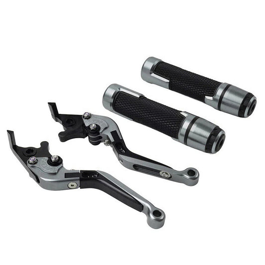 Folding Titanium Brake Clutch Levers Grip Set for Suzuki GSXR600/750 (2006-2019)