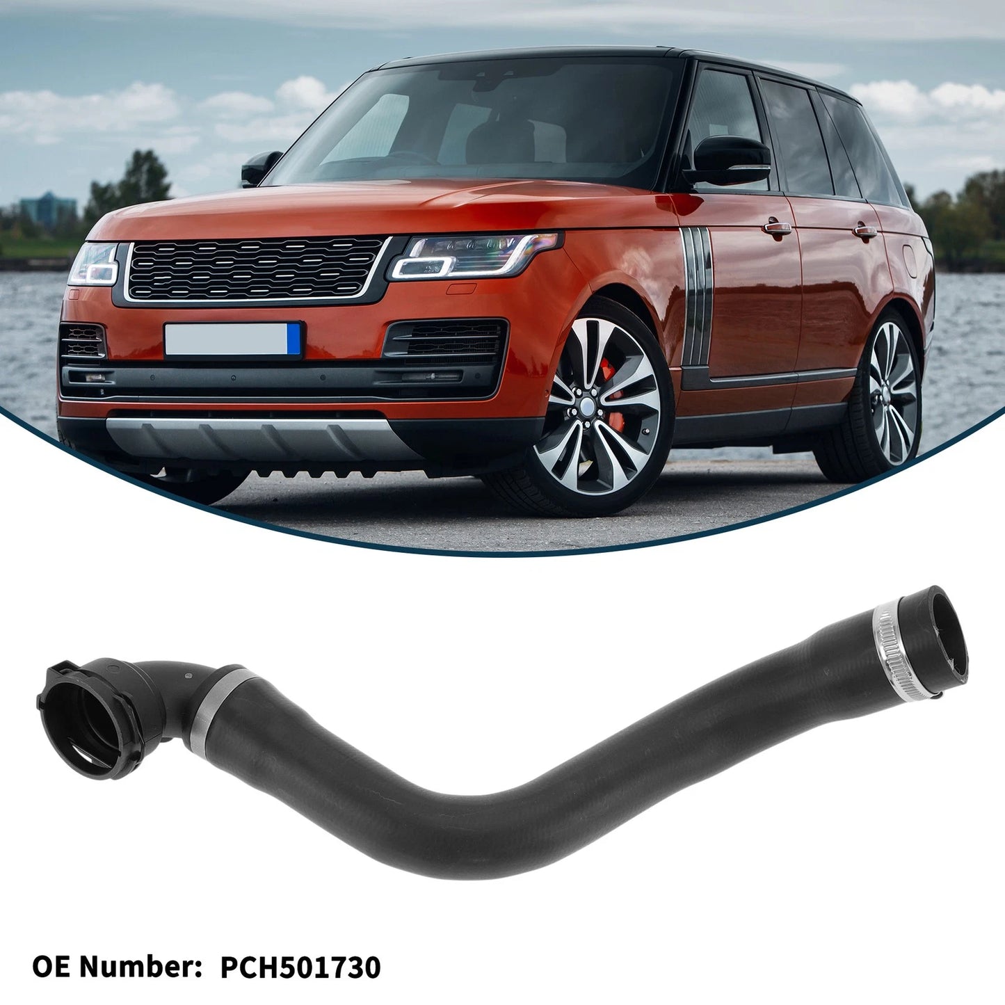 Radiator Hose PCH501730 for Land Rover Range Rover (Petrol)