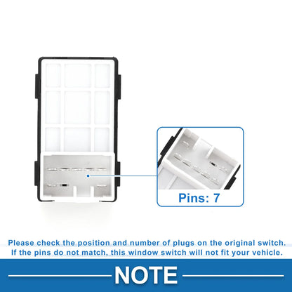 Power Window Switch for Hyundai Elantra 2012-2016 (Passenger Side)