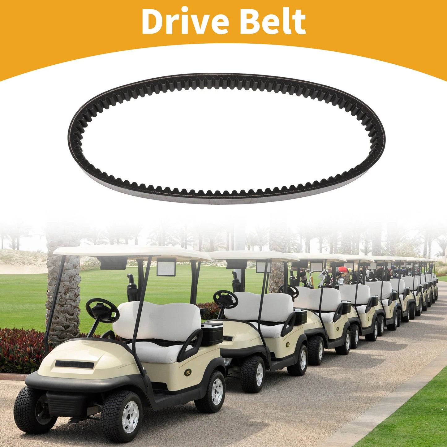 Drive Belt V-Belt No.J10462410000/J17462410000 for Yamaha G1A (1979–1989)