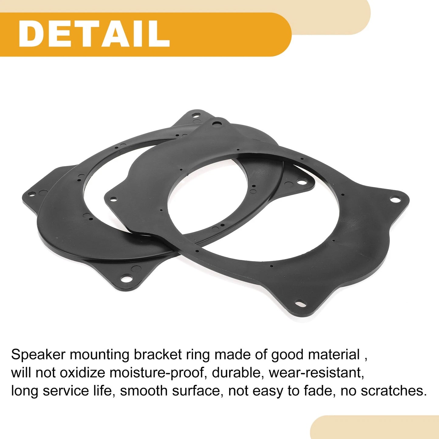 2X Speaker Spacer Ring Tweeter Adapter for Toyota Corolla (2007–2018)