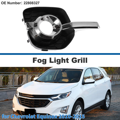 Front Right Fog Light Grill No. 22808327 for Chevrolet Equinox (2010–2015)