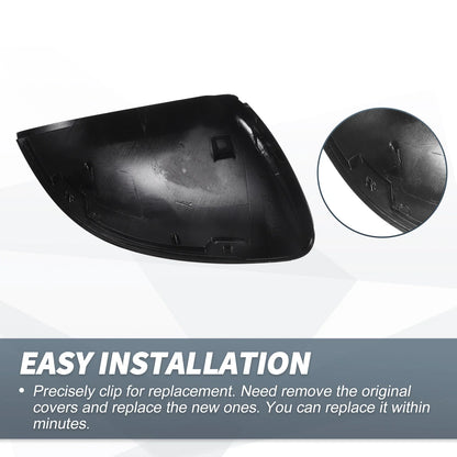 Rearview Mirror Cover Cap Gloss Black for Mercedes-Benz C S-Class (2022-2023)