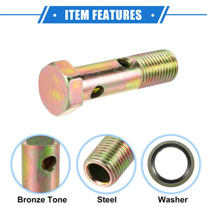 Set of 1 Turbo Brake Line Fitting Adapter for M14x1.5 (57mm)