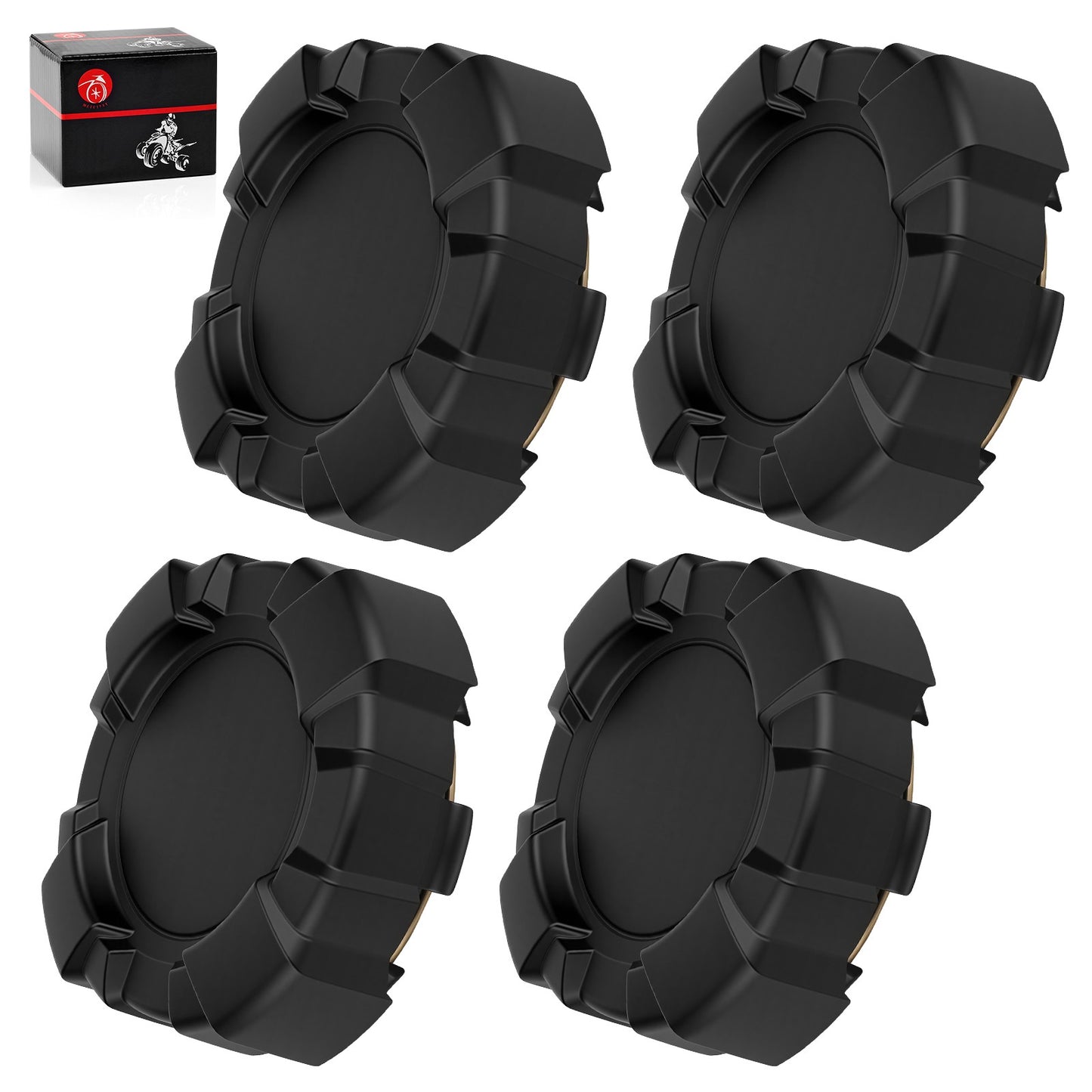 Set of 4 Wheel Center Caps for Polaris General 1000 (2016–2025)