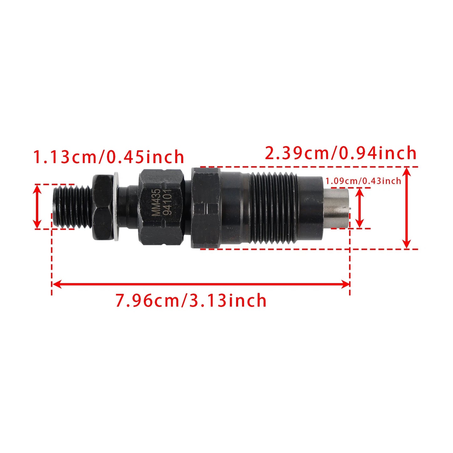 Fuel Injector for Mitsubishi L2E L3E S3L S4L S4L2 (MM43594101)