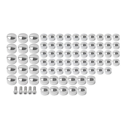 75X Engine Bolt Topper Cap Cover Kit Chrome for Harley Touring (2014–2023)