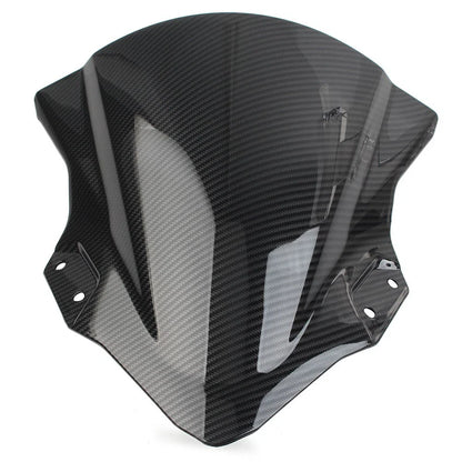 Windshield Shield ABS for Kawasaki Ninja 250 400 (2018-2022) Carbon Fiber Black