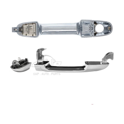 Set of 2 Chrome Outer Door Handles for Hyundai i20 (2009–2015)