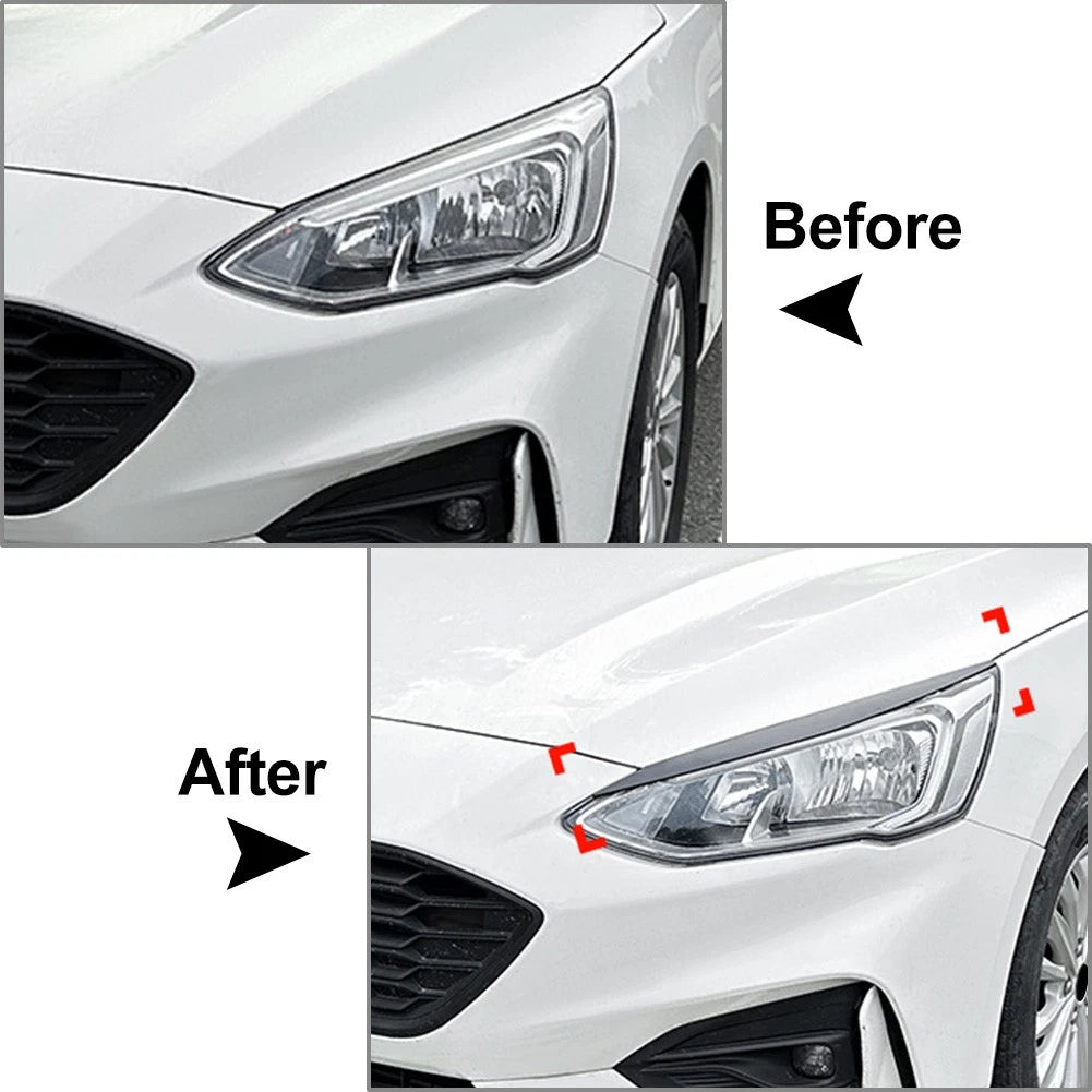 Headlight Eyebrows Trim for Ford Focus MK4 (2019–2021)