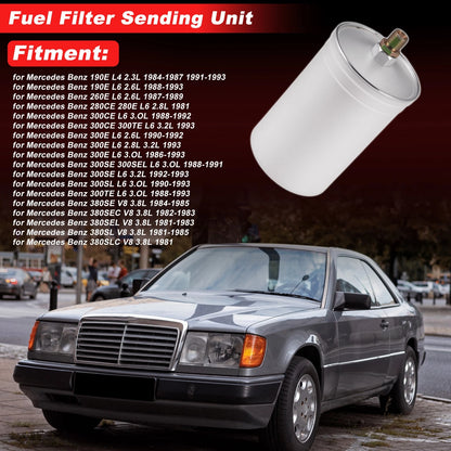 Fuel Filter Assembly for Mercedes-Benz 190E L4 (1983–1993) 0024771301