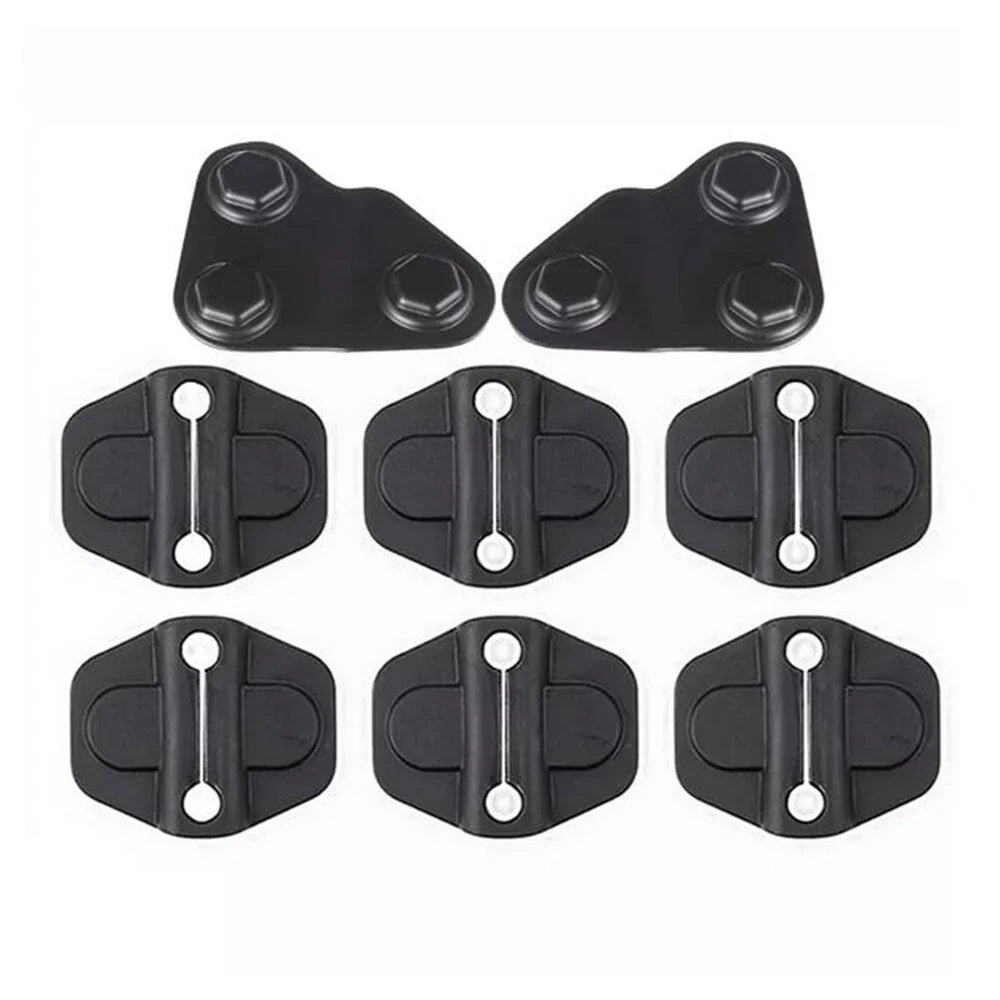 8x Door Lock Cover & Screw Protector Trim for Jeep Wrangler (2018-2024)