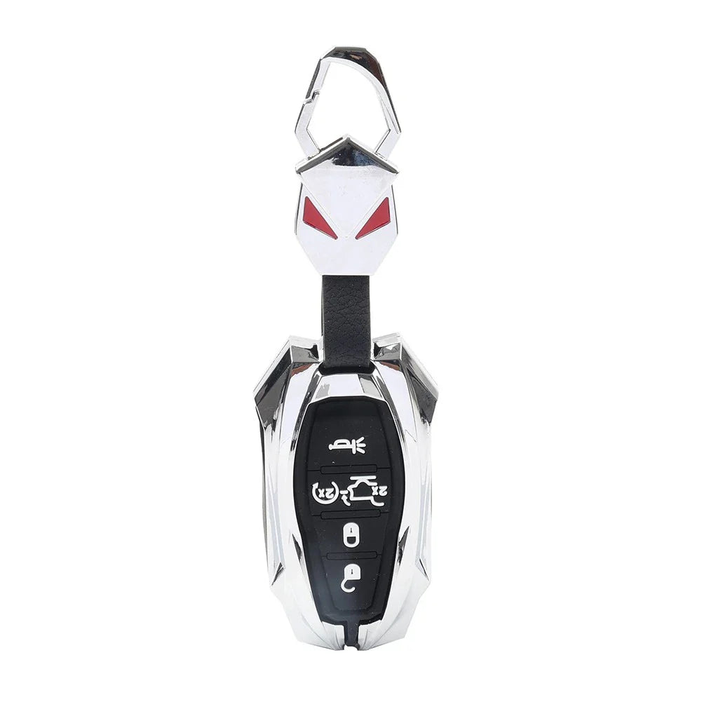 Remote Key Shell Case 1 x Silver for Dodge Ram 1500 Pickup (2019-2023)