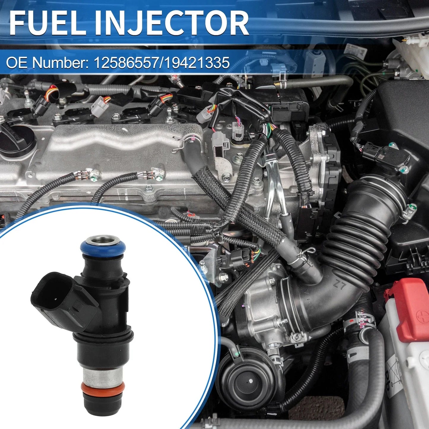 Fuel Injector 1 x No.12586557 for Chevrolet Malibu 3.5 (2004-2006)
