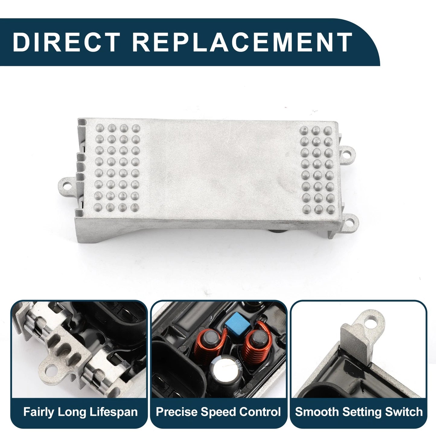 HVAC Blower Motor Resistor No. 4E0820521 for Audi A8 (2003–2010)