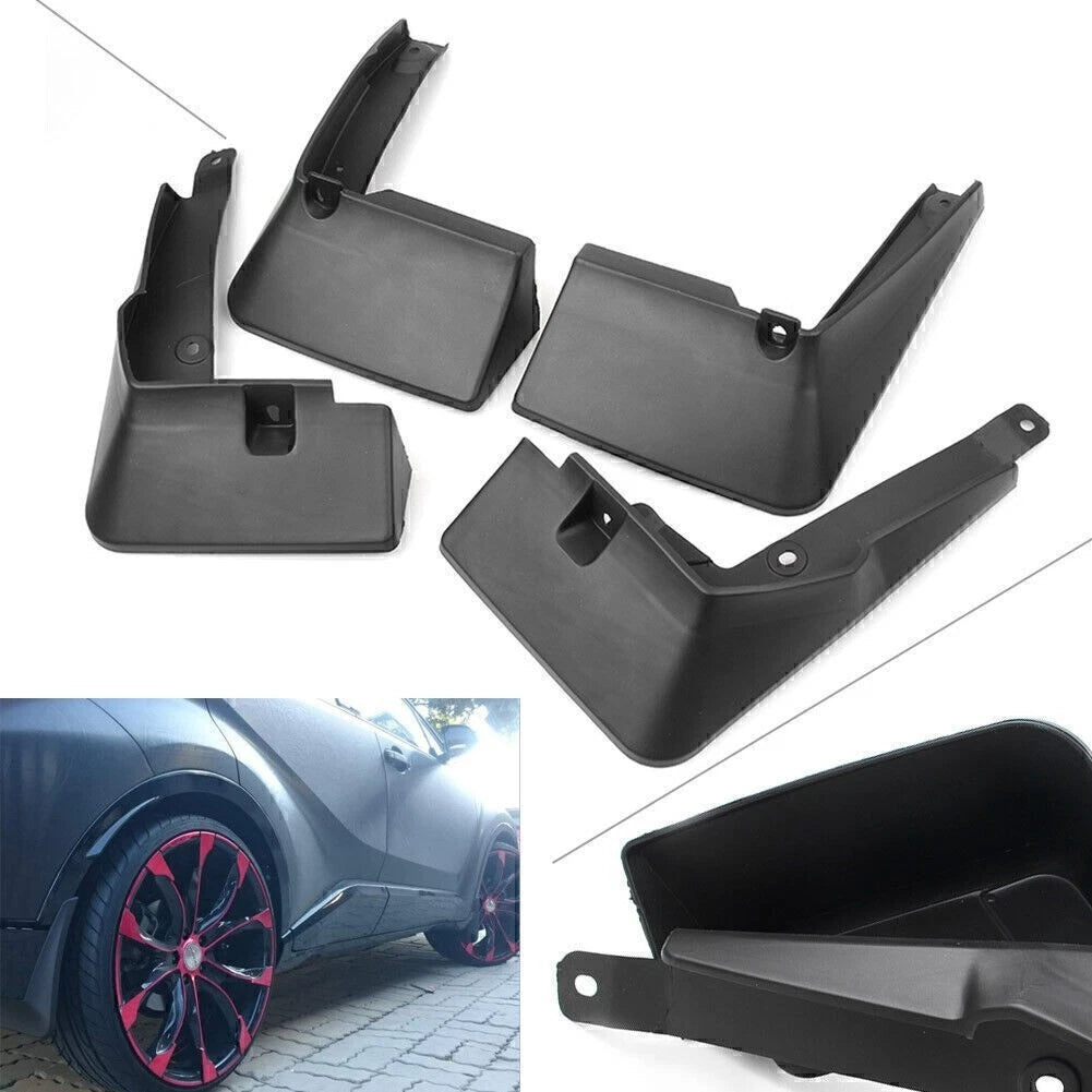 Set of 4 Mud Flaps for Toyota C-HR (2018–2019)