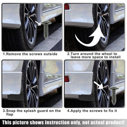 Set of 4 Wheel Fender Protection for Hyundai Tucson (2016–2023)