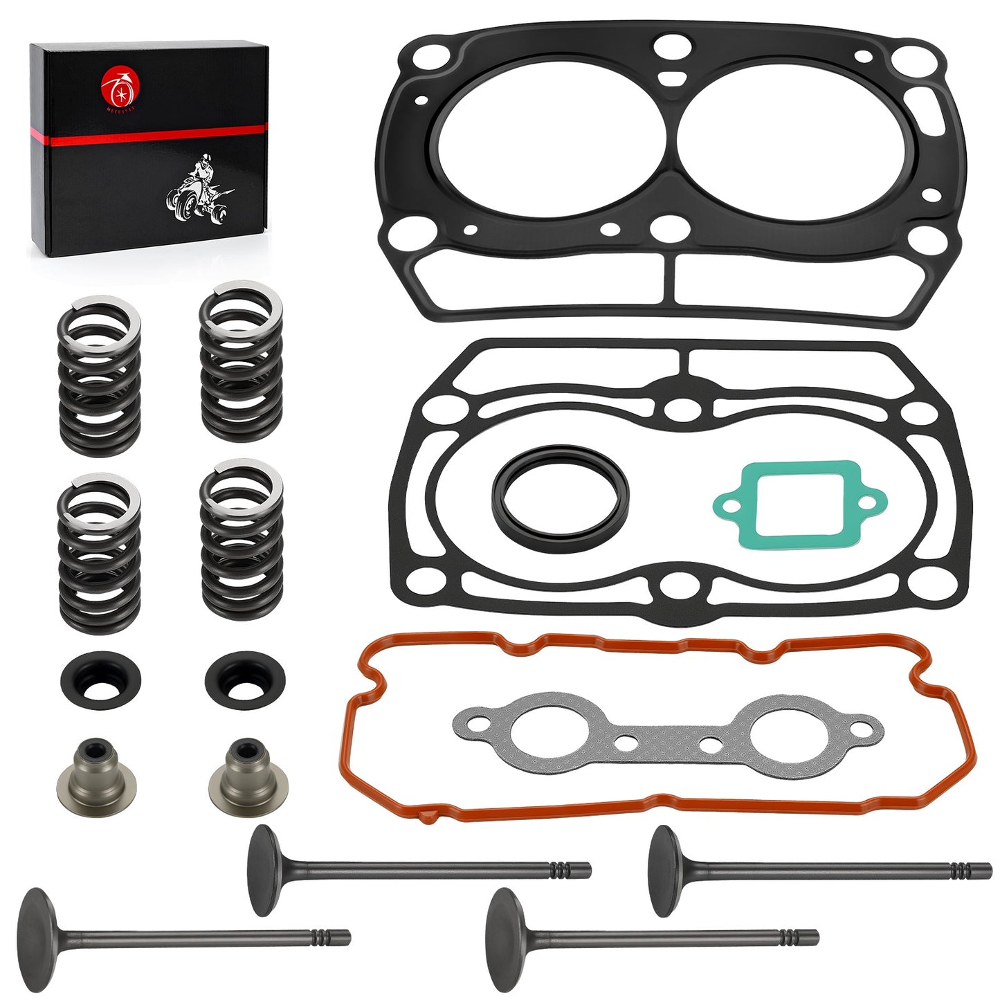 Top End Cylinder Gasket Kit & Valve Seals for Polaris Ranger 800 (2013–2014)