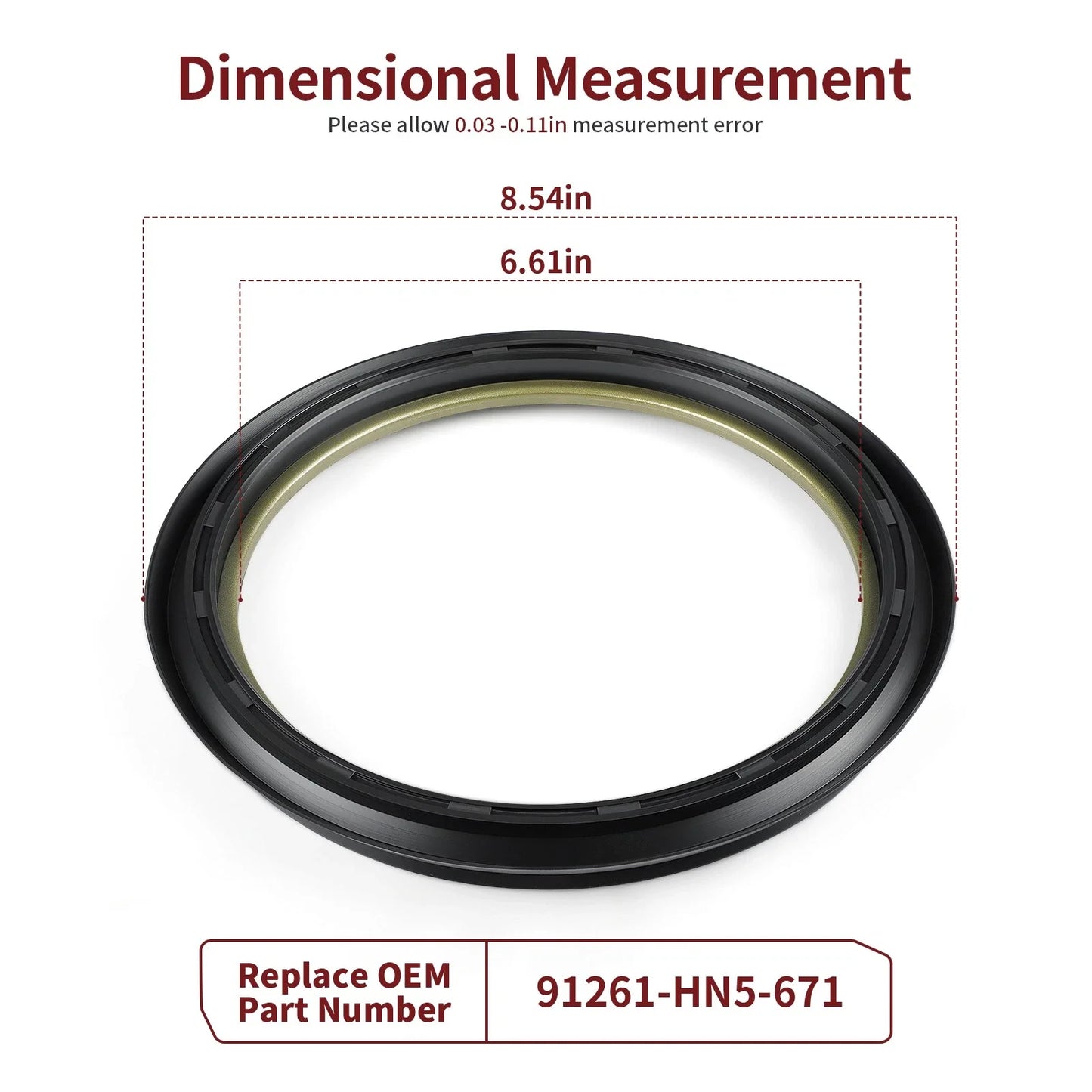 2 x Front Brake Drum Dust Seal for Honda Rubicon 500 Rancher 350 400(2003–2013)