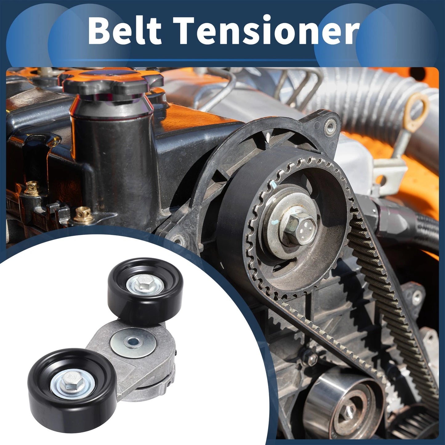Belt Tensioner for Volkswagen Polo (1994–2005) No. 377260299 Metal