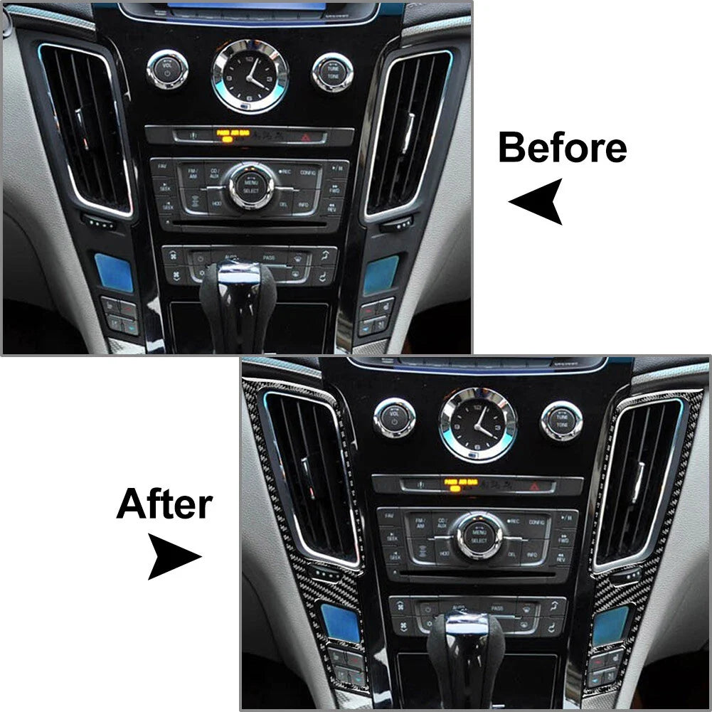 Central Console Air Vent Frame Cover Trim for Cadillac CTS (2008-2013)