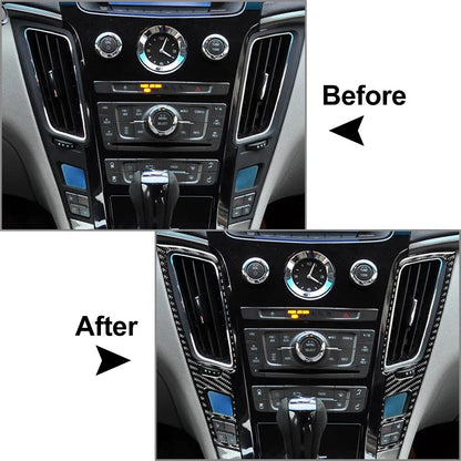 Central Console Air Vent Frame Cover Trim for Cadillac CTS (2008-2013)