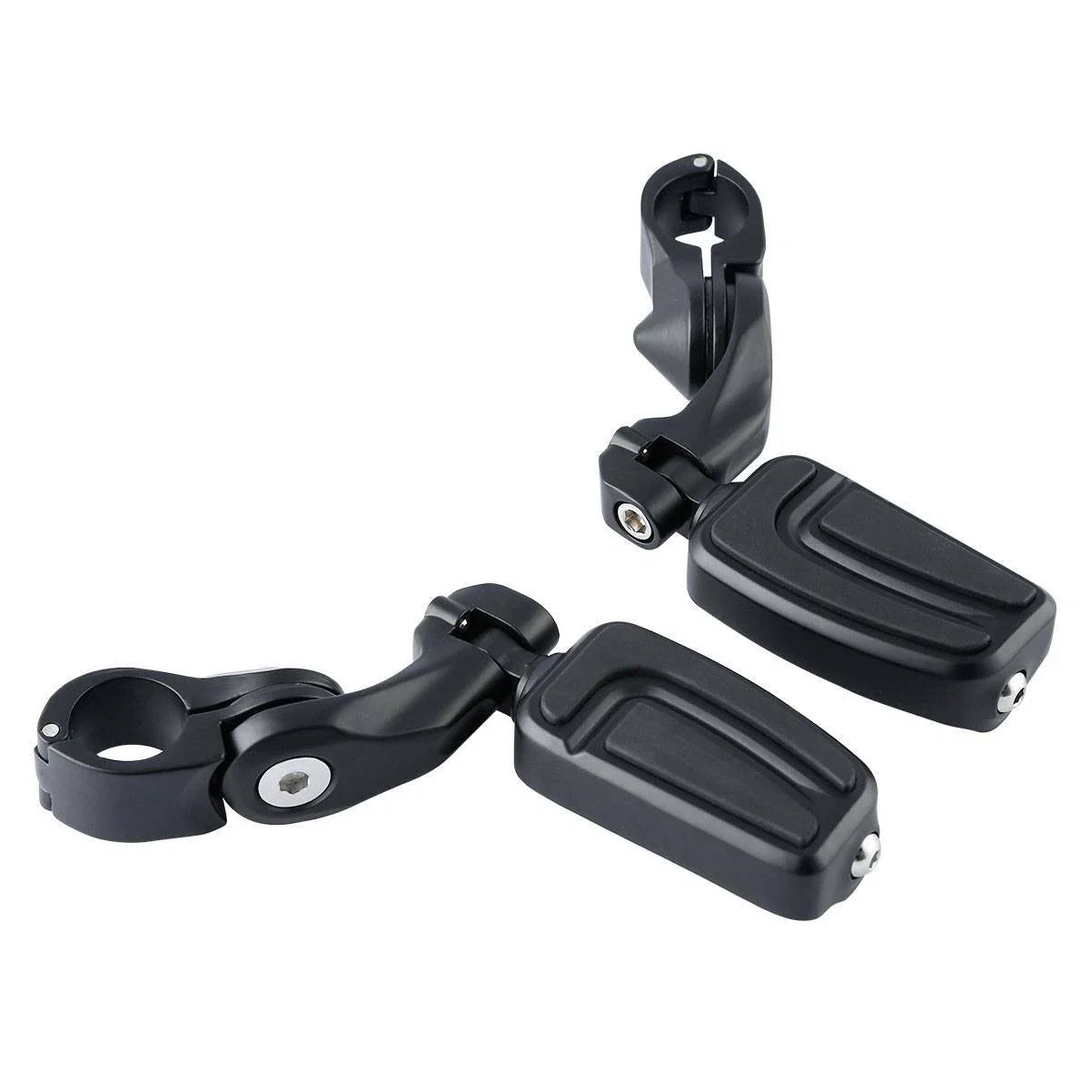 Matte Black 1 1/4'' 32mm Short Highway Bar Pegs Footpeg Pedal