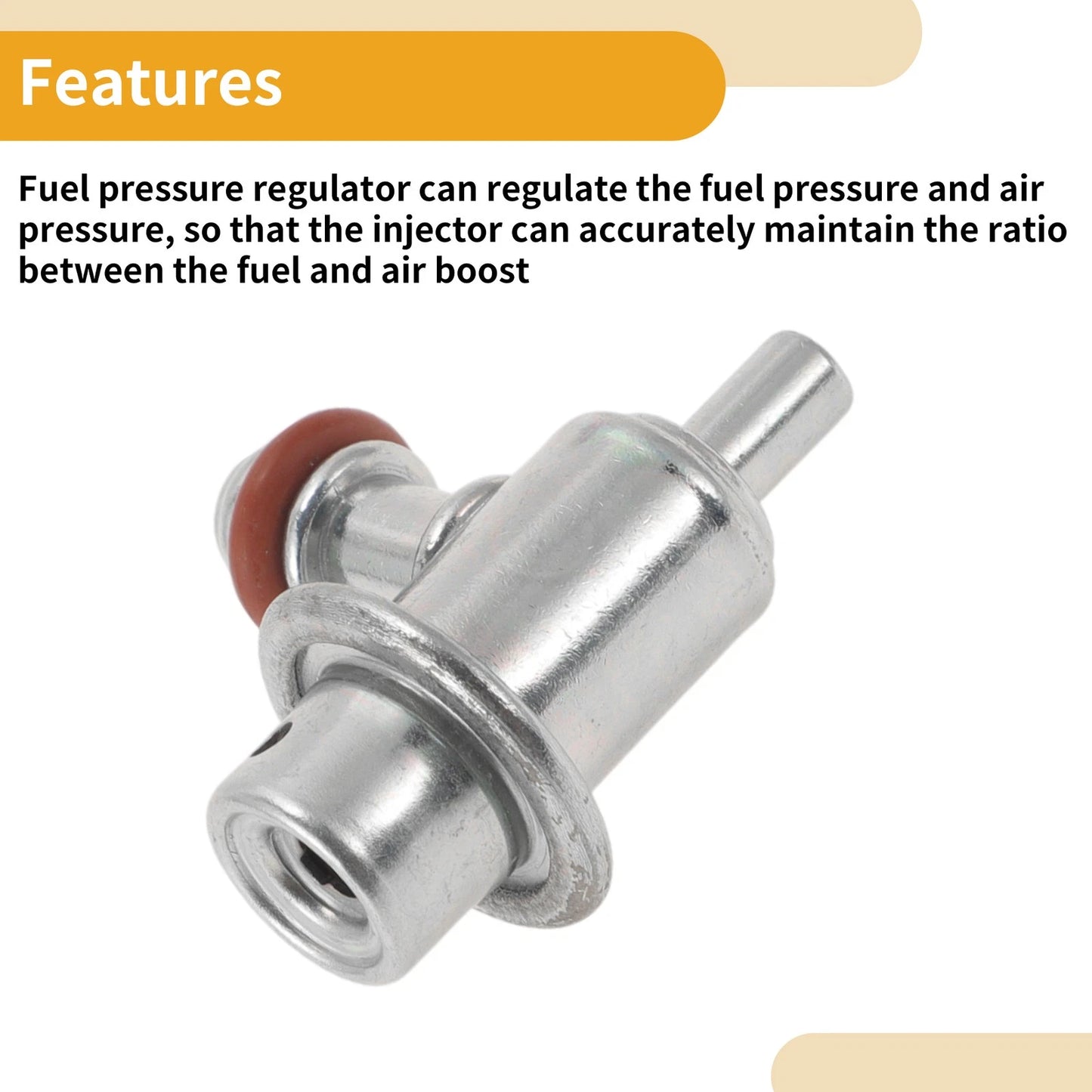 Fuel Pressure Regulator for Suzuki GSX-R600 (2001–2003) No. 15410-35F00 Metal 20-70 Psi