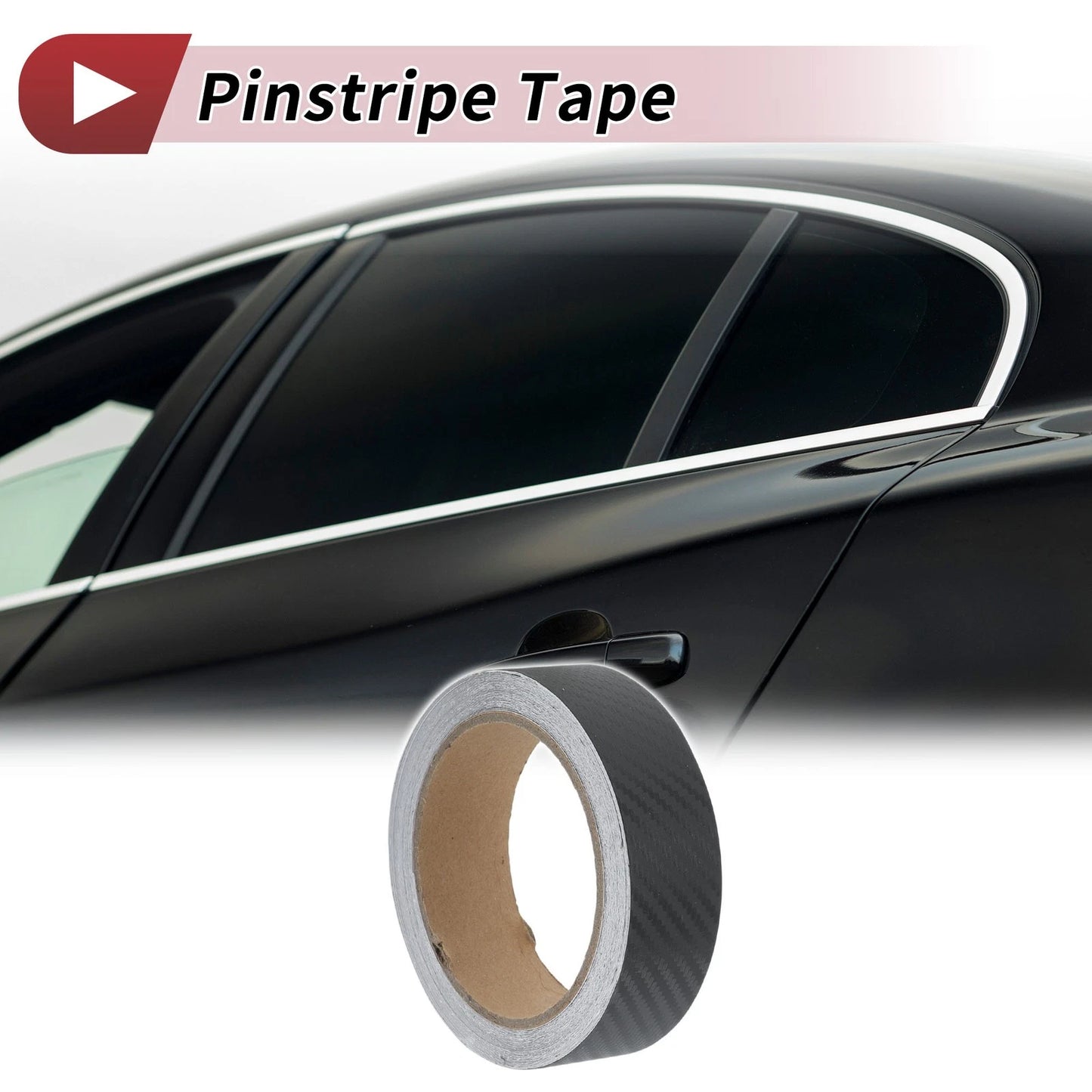 Pinstripe Tape 30mm x 10m for Car Motorcycle Boat Racing Stripes