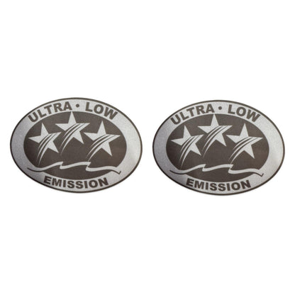 2X Ultra Low Emission Outboard Graphic Sticker for California DOT