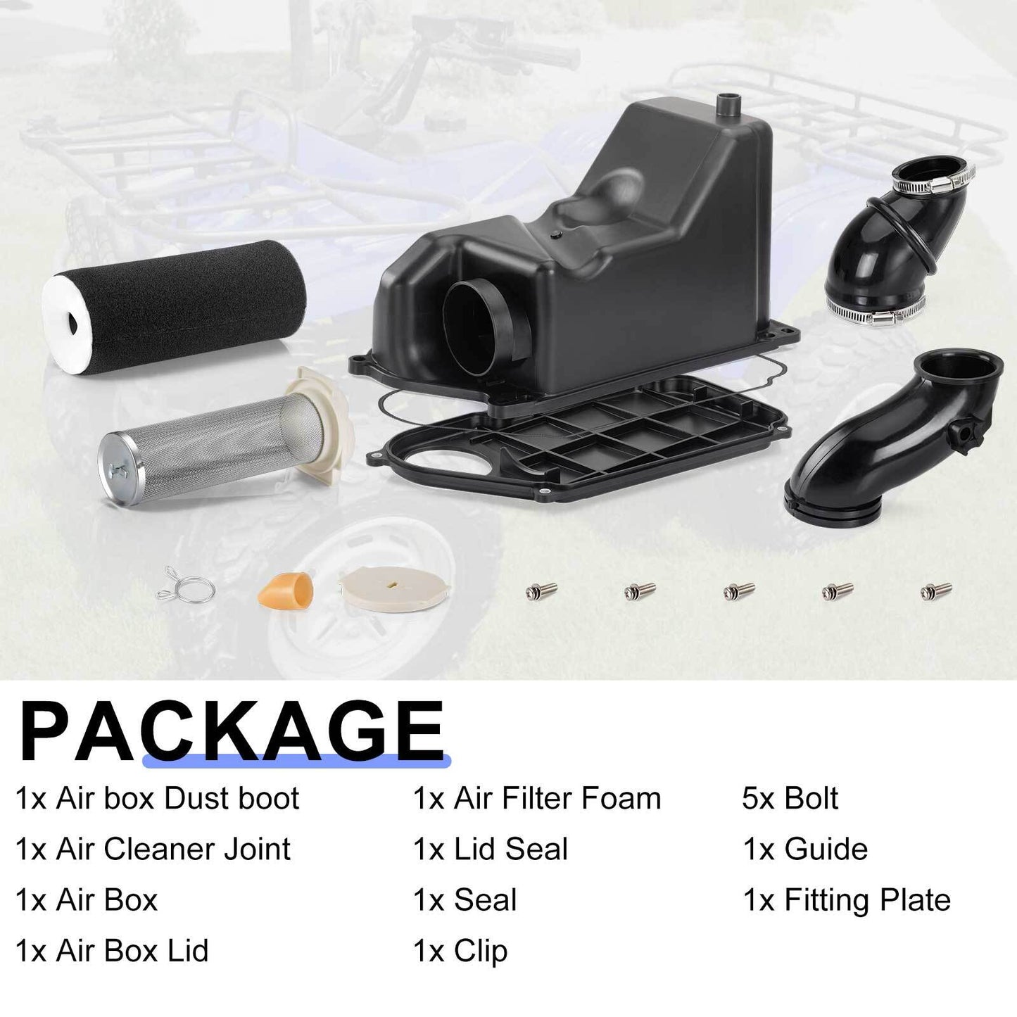 Air Filter Seal Assembly Kit for Yamaha Wolverine 350 (1995–2005)