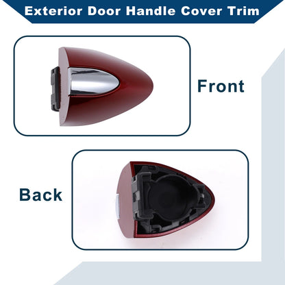 Exterior Door Handle Cover Trim for Buick LaCrosse (2017–2019) Red