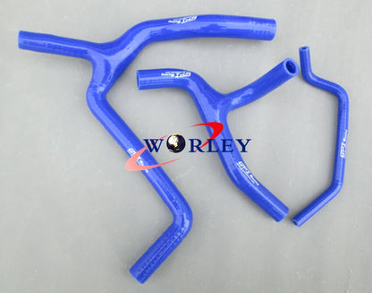 Silicone Radiator Y Hose for Kawasaki KX450F (2009–2015) - Red