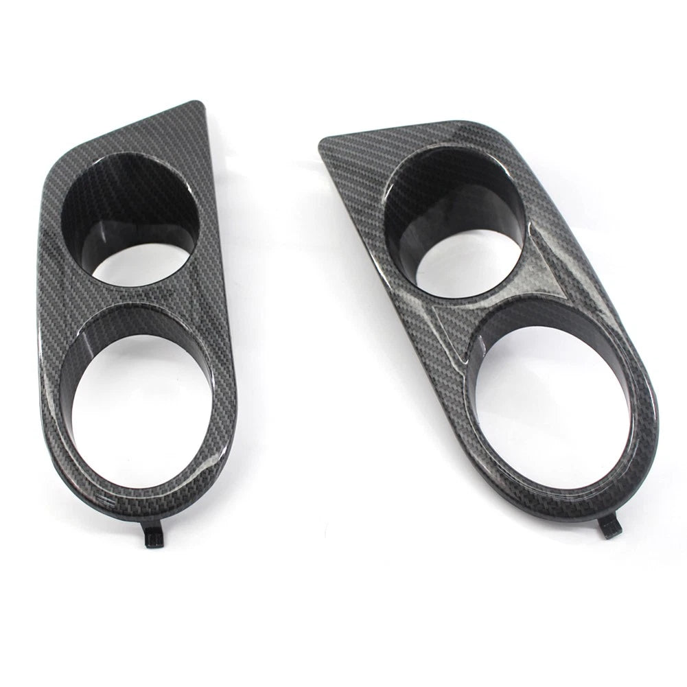 Front Fog Light Cover Grille for BMW M3 E46 (2001–2006) Glossy Black