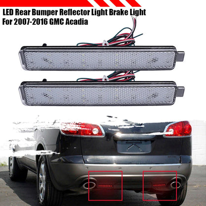 Clear 2-Color LED Rear Bumper Reflector Light for Cadillac CTS Torrent