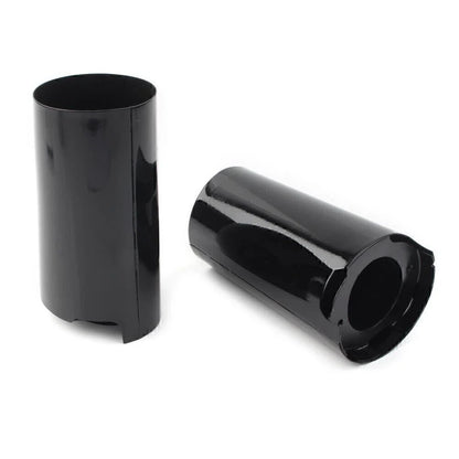 Black Fork Slider Covers for Harley Touring Electra Street Tri Glide (2014+)