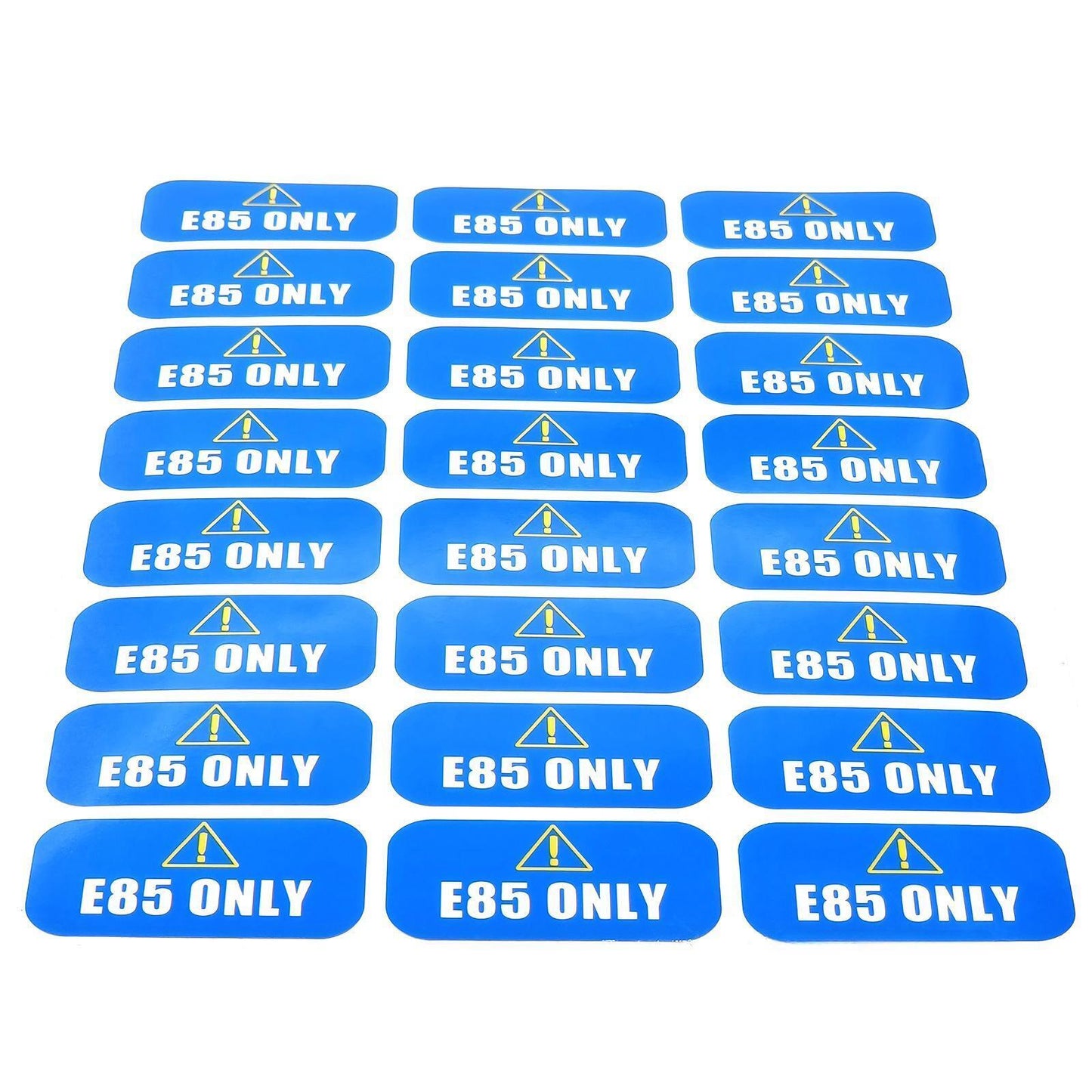 E85 Fuel Warning Label for Cars (1 x 2 inches)
