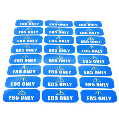 E85 Fuel Warning Label for Cars (1 x 2 inches)
