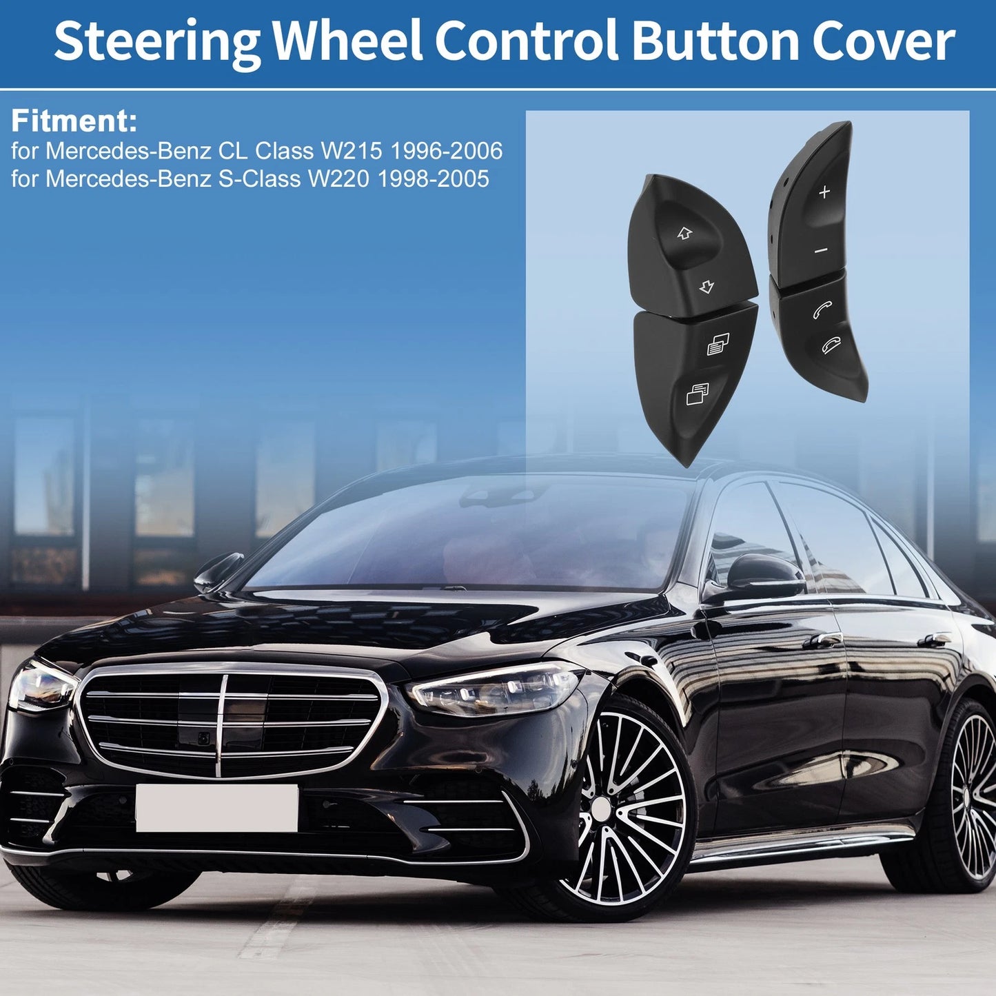 Steering Wheel Buttons for Mercedes-Benz CL Class (2000–2006) 2208210679