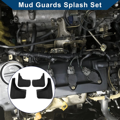 Set of 4 Mud Flaps Splash Guards for Mercedes-Benz GLK300 (2008–2013)