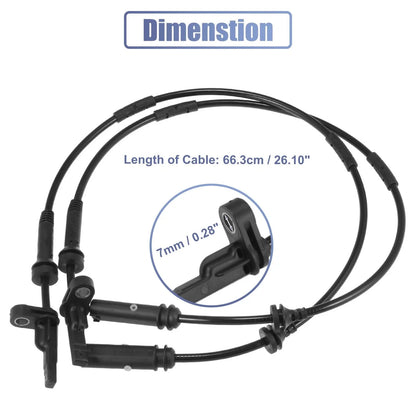 ABS Wheel Speed Sensor Rear Left & Right for BMW X3 X4